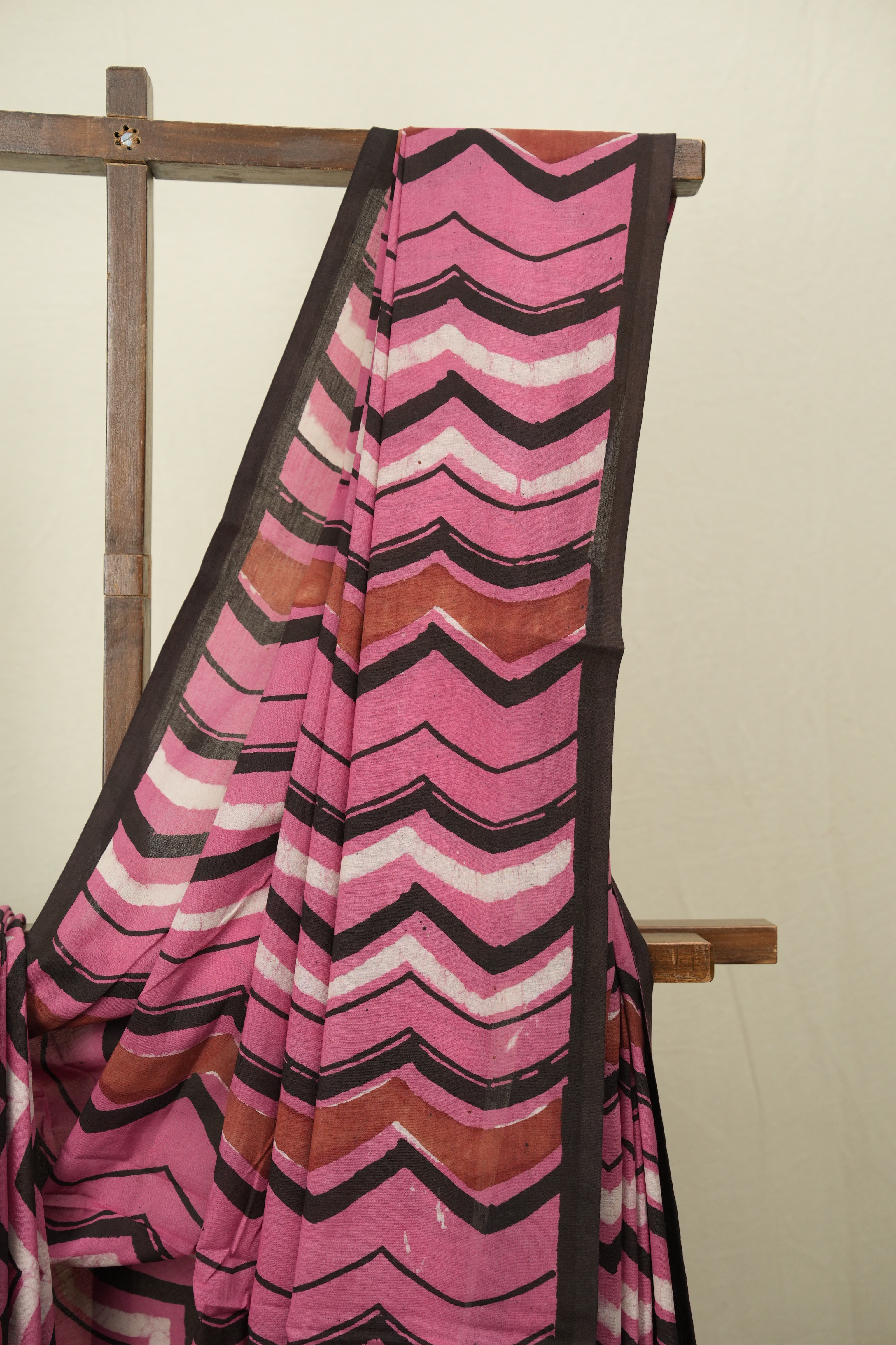 Pink HBP Cotton Saree - SRPCS3596