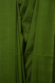Green Plain Cotton Mangalgiri Saree - SRGPCMS98
