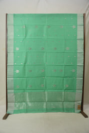 Green Chanderi Cotton Silk Saree - SRGCSS431