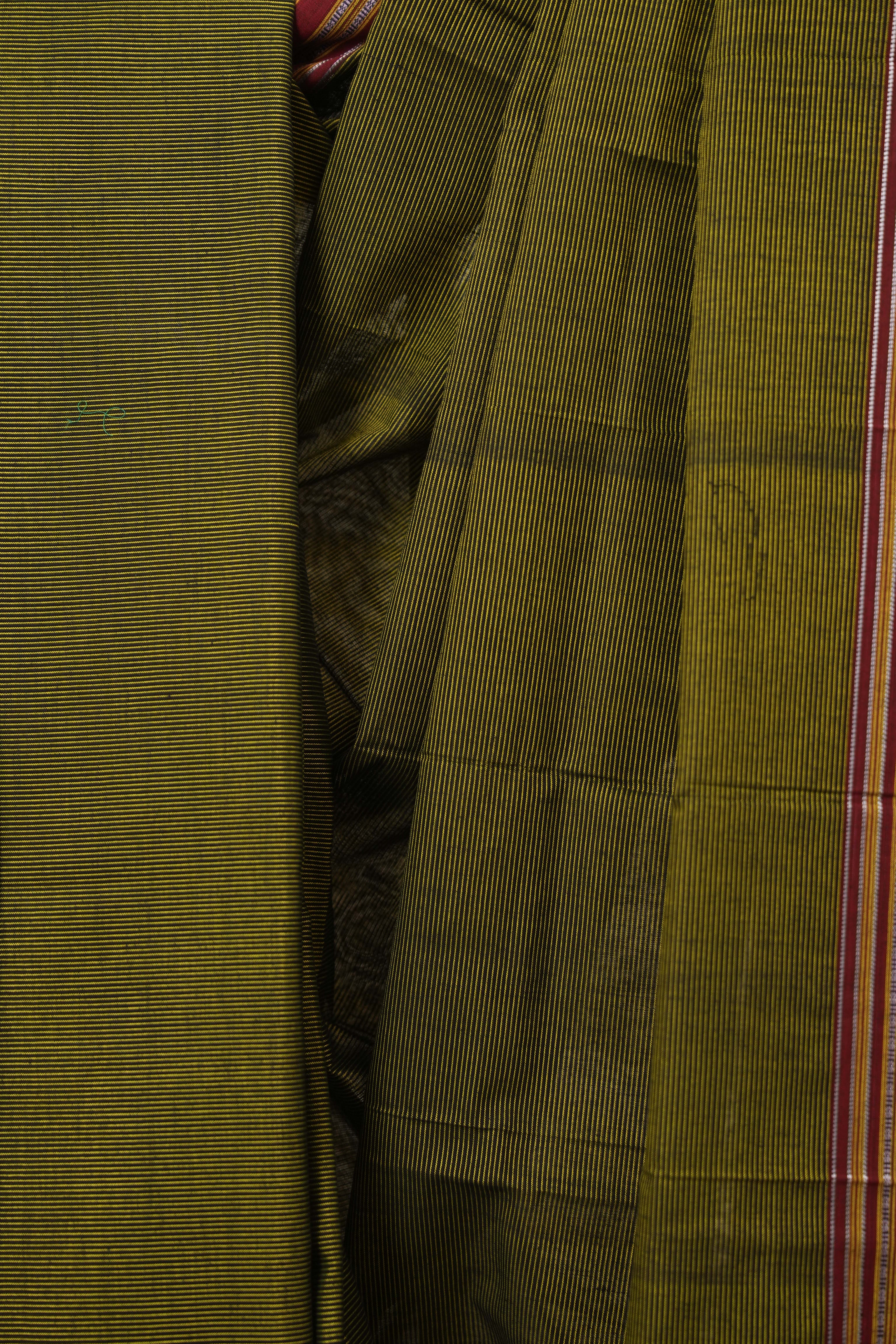 Mehendi Green Cotton Ilkal Saree - SRMGCIS881