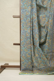 Aqua Blue HBP Kota Doria Saree - SRABKDS234