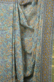 Aqua Blue HBP Kota Doria Saree - SRABKDS234