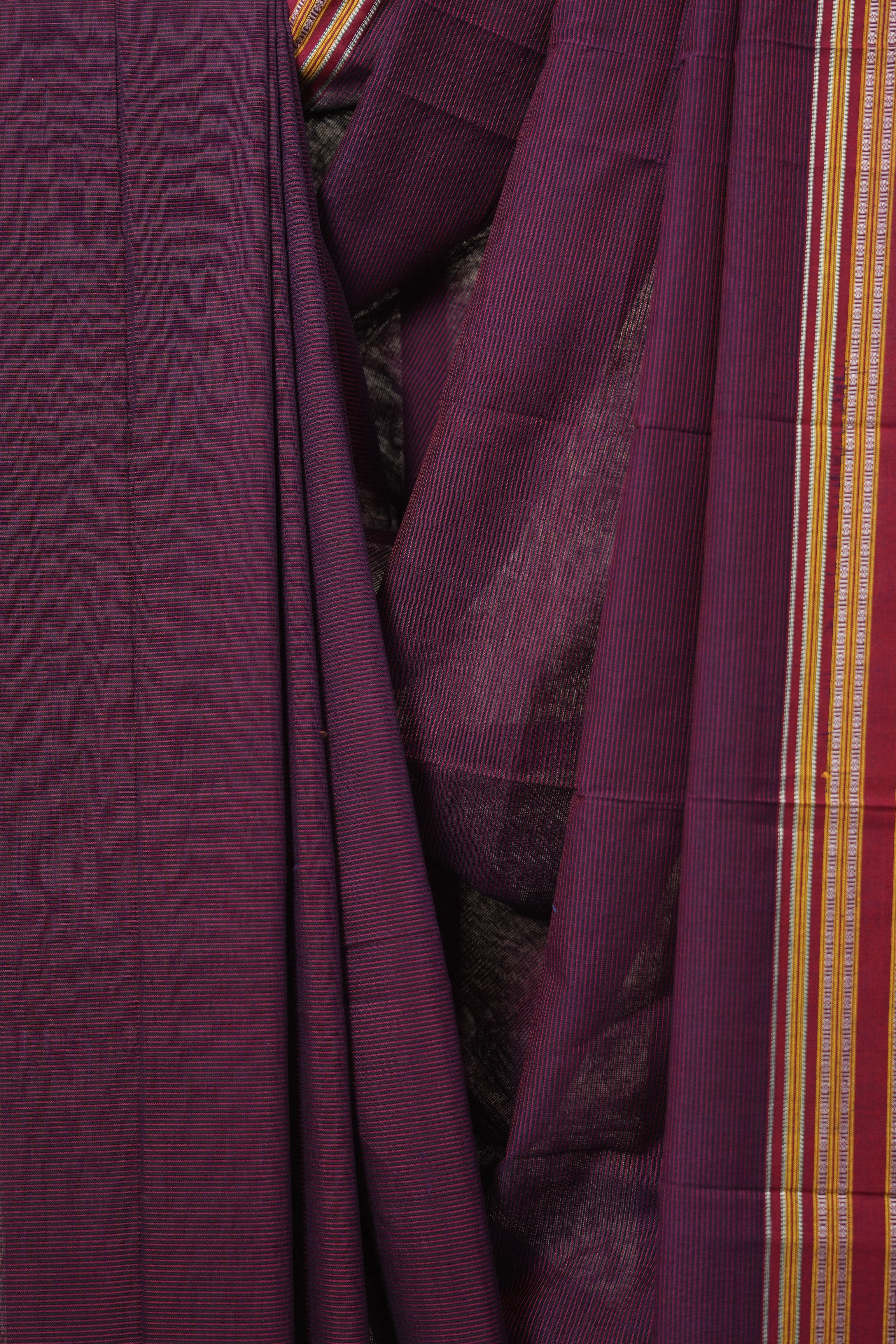 Purple Cotton Ilkal Saree - SRPCIS880