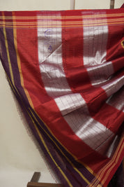 Purple Cotton Ilkal Saree - SRPCIS880