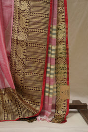 Carrot Pink Narayan Peth Cotton Saree - SRCPNPCS25