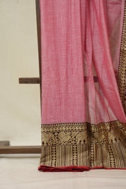 Carrot Pink Narayan Peth Cotton Saree - SRCPNPCS25