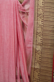 Carrot Pink Narayan Peth Cotton Saree - SRCPNPCS25