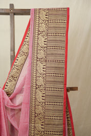 Carrot Pink Narayan Peth Cotton Saree - SRCPNPCS25