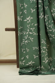 Sage Green HBP Cotton Saree - SRSGCS3592