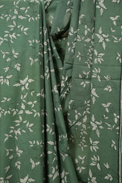 Sage Green HBP Cotton Saree - SRSGCS3592