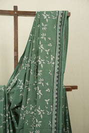 Sage Green HBP Cotton Saree - SRSGCS3592