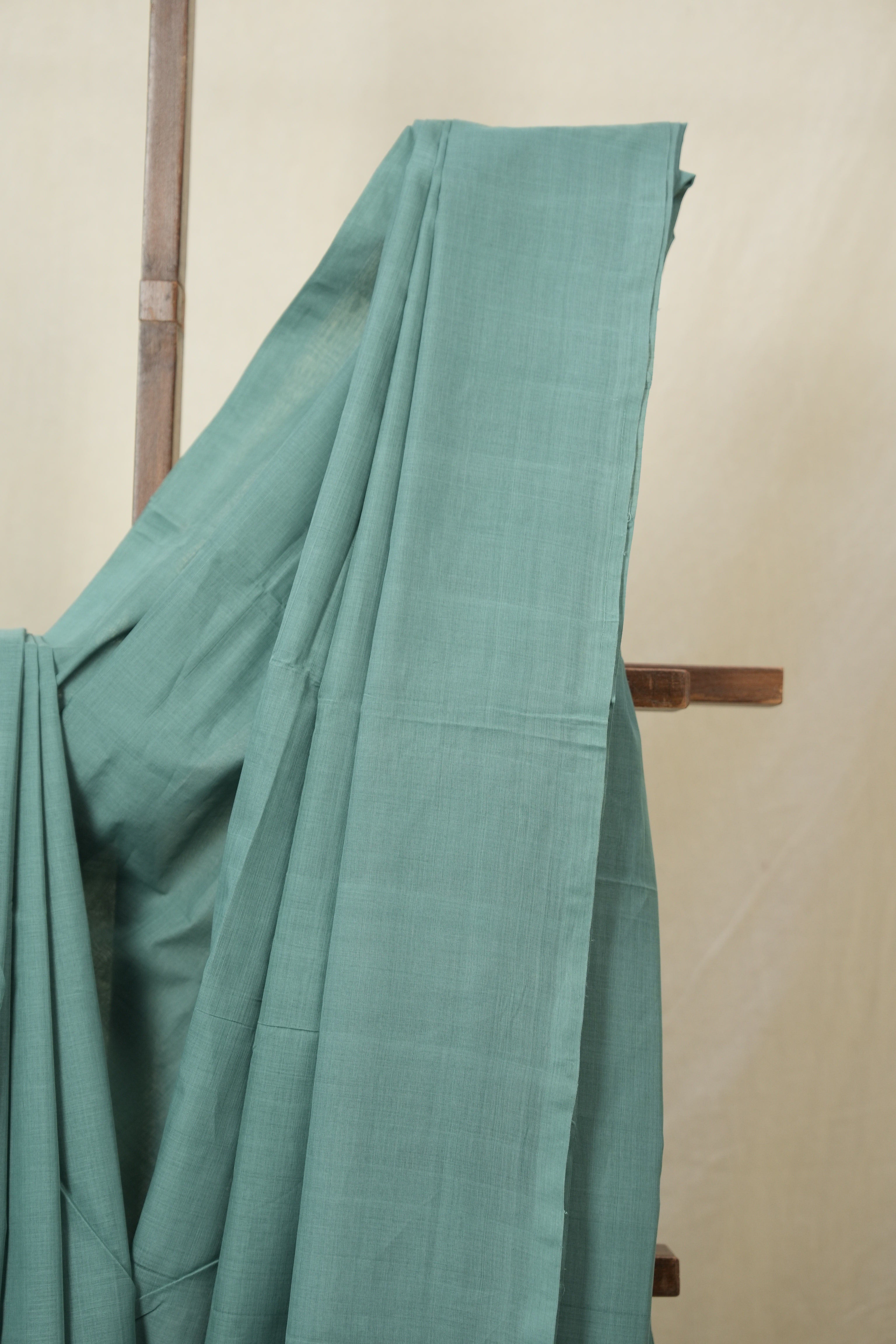 Green Plain Cotton Mangalgiri Saree - SRGPCMS103