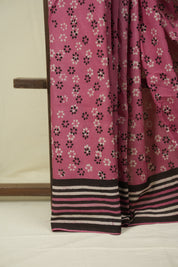 Pink HBP Cotton Saree - SRPCS3598