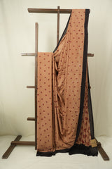 Peach HBP Cotton Saree - SRPCS3591