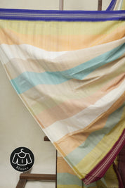 Multicolour Cotton Mangalgiri Saree - SRMCMS88