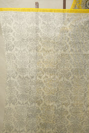 Yellow HBP Kota Doria Saree - SRYKDS231