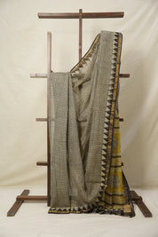 Black Checks HBP Kota Doria Saree - SRBCKDS229