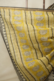 Black Checks HBP Kota Doria Saree - SRBCKDS229