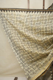 Black Checks HBP Kota Doria Saree - SRBCKDS229