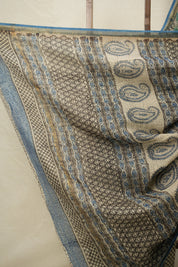 Grass Green HBP Kota Doria Saree - SRGGKDS214