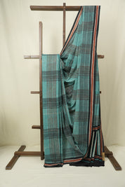 Green HBP Cotton Saree - SRGCS3499