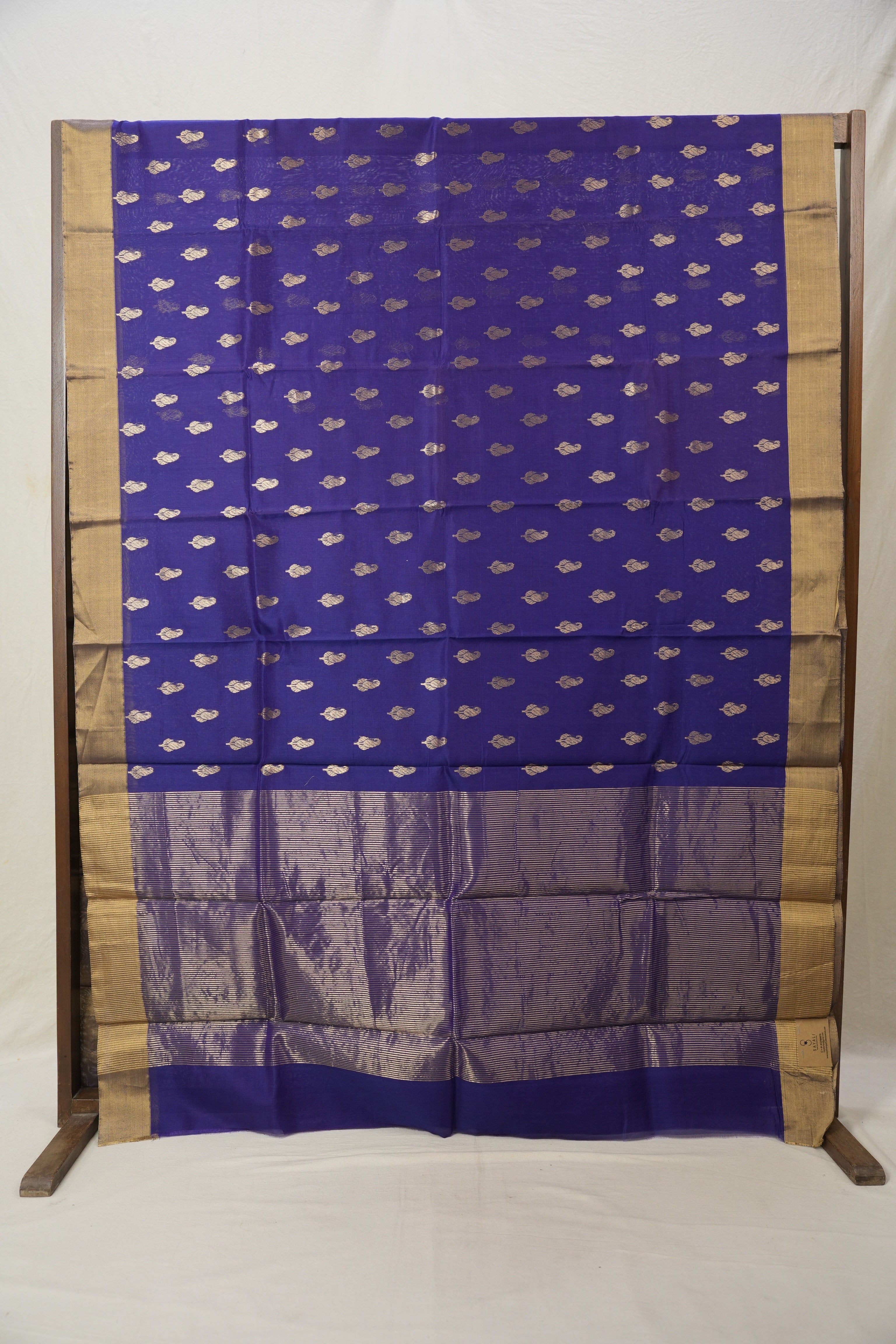 Purple Chanderi Cotton Silk Saree - SRPCSS294