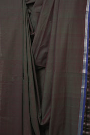 Dual Tone Green Cotton Mangalgiri Saree - SRDTGCMS81