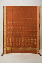 Two Tone Green Chanderi Cotton Silk Saree - SRTTGCSS287