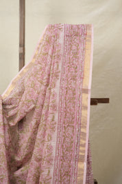 Pink HBP Kota Doria Saree - SRPKDS206