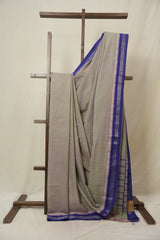 Pista Green Cotton Mangalgiri Saree - SRGCMS84