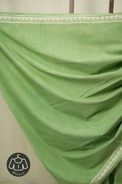 Pista Green HBP Cotton Saree - SRPGCS3508