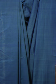 Blue Cotton Mangalgiri Saree - SRBCMS85