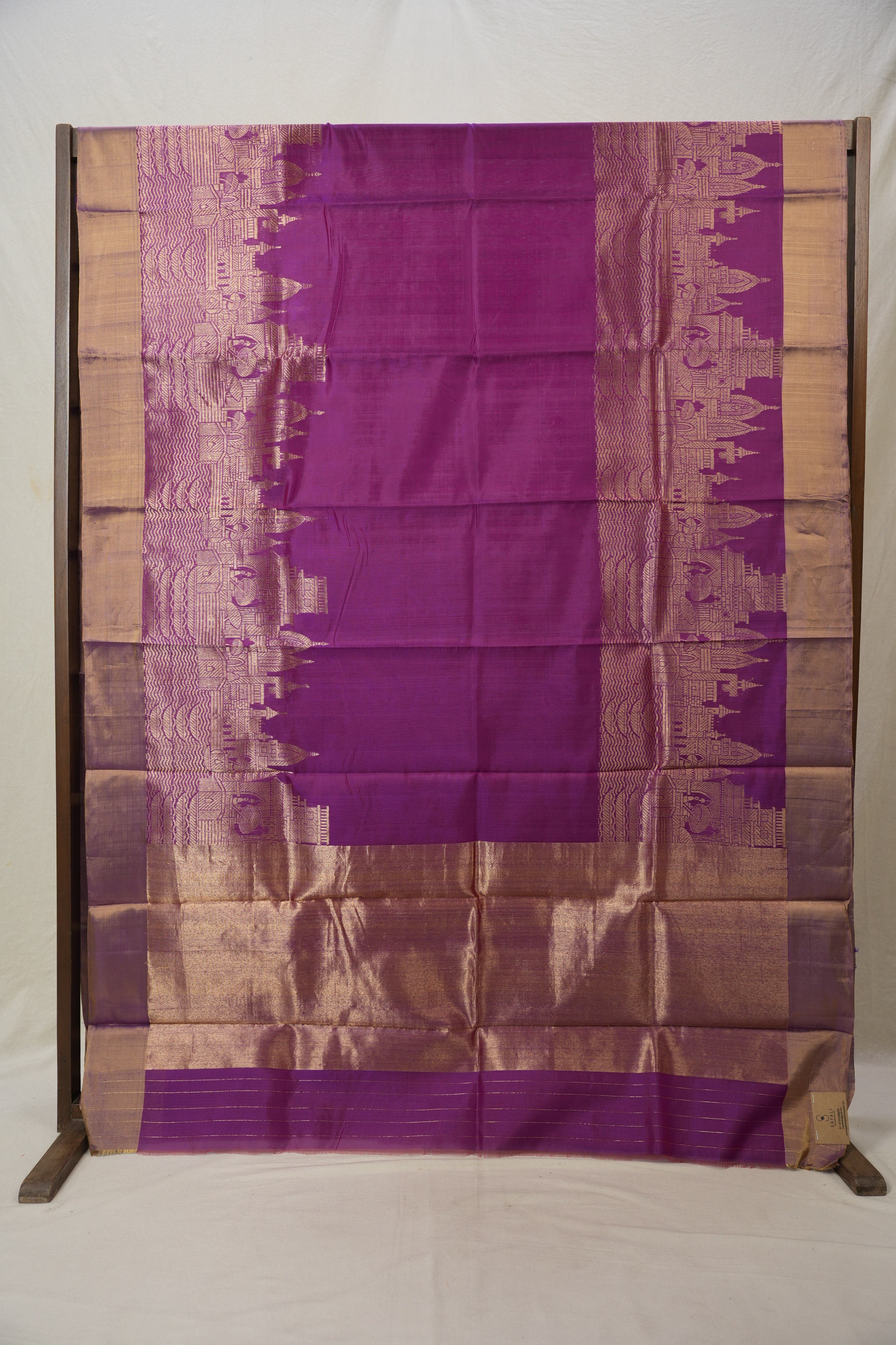 Purple Chanderi Silk Saree - SRPCSS520