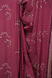 Magenta HBP Cotton Saree - SRMCS3511