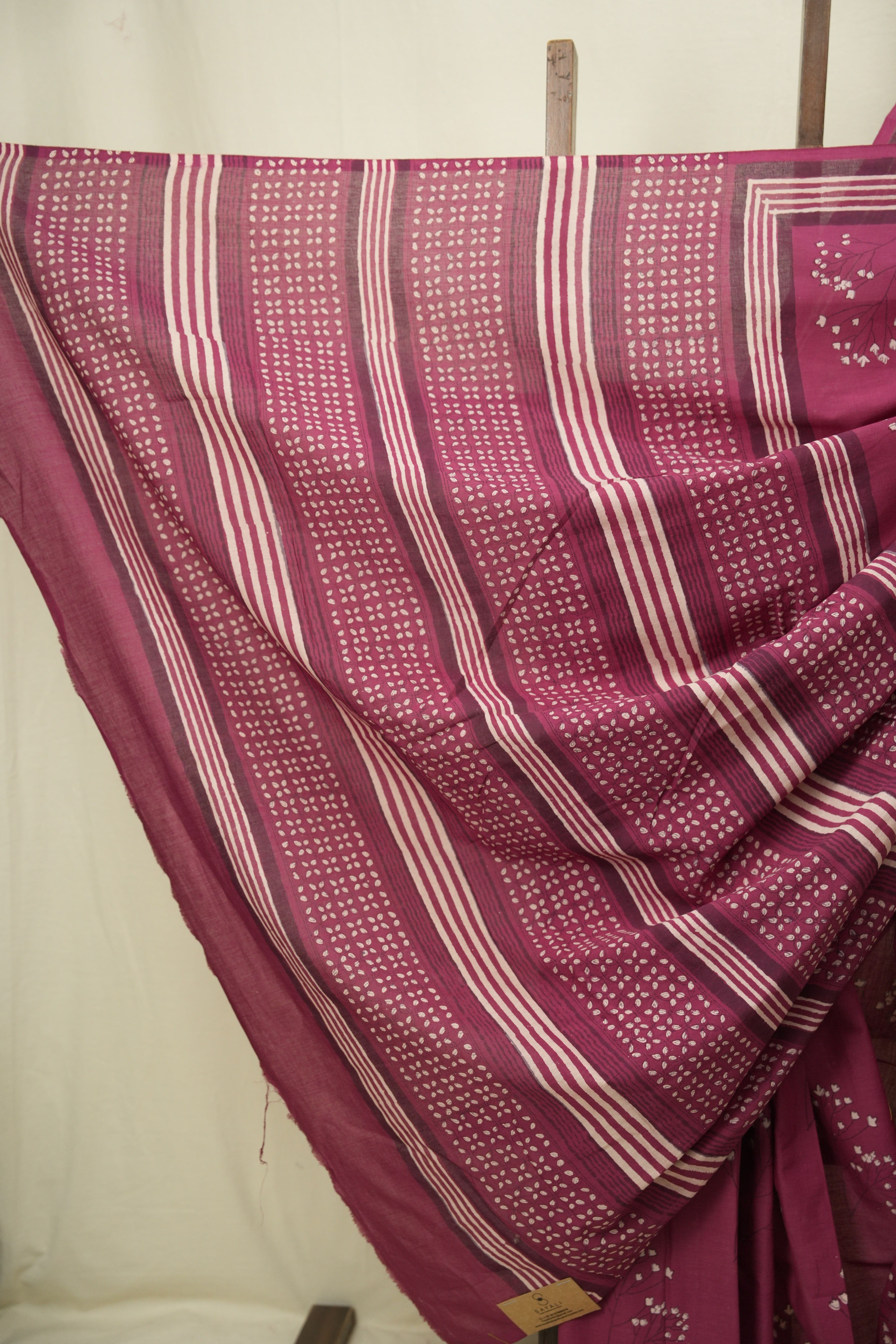 Magenta HBP Cotton Saree - SRMCS3511