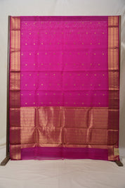 Deep Rani Pink Chanderi Silk Saree - SRDRPCSS502