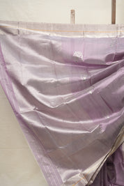 Grey Purple Chanderi Silk Saree - SRGPCSS514
