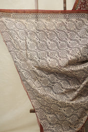 Brick Red HBP Kota Doria Saree - SRBRKDS225