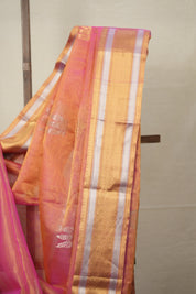 Rose Gold Chanderi Silk Saree - SRRGCSS519