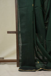 Green Maheshwari Saree - SRGMS1126