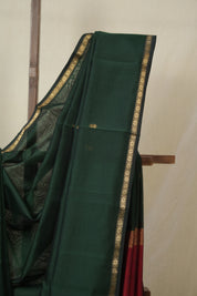 Green Maheshwari Saree - SRGMS1126
