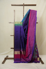 Violet Pochampalli Silk Ikat Saree - SRVPSIS301