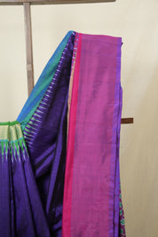 Violet Pochampalli Silk Ikat Saree - SRVPSIS301