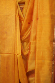 Yellow Maheshwari Saree - SRYMS1122