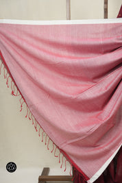 Maroon Benga Mul Cotton Saree - SRSMBMCS062