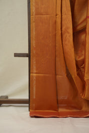 Light Orange Maheshwari Saree - SRLOMS1124
