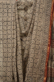 Maroon HBP Kota Doria Saree - SRMKDS220