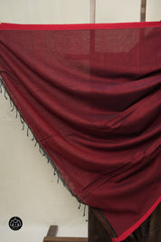 Brown Bengal Mul Cotton Saree - SRSBBMCS061