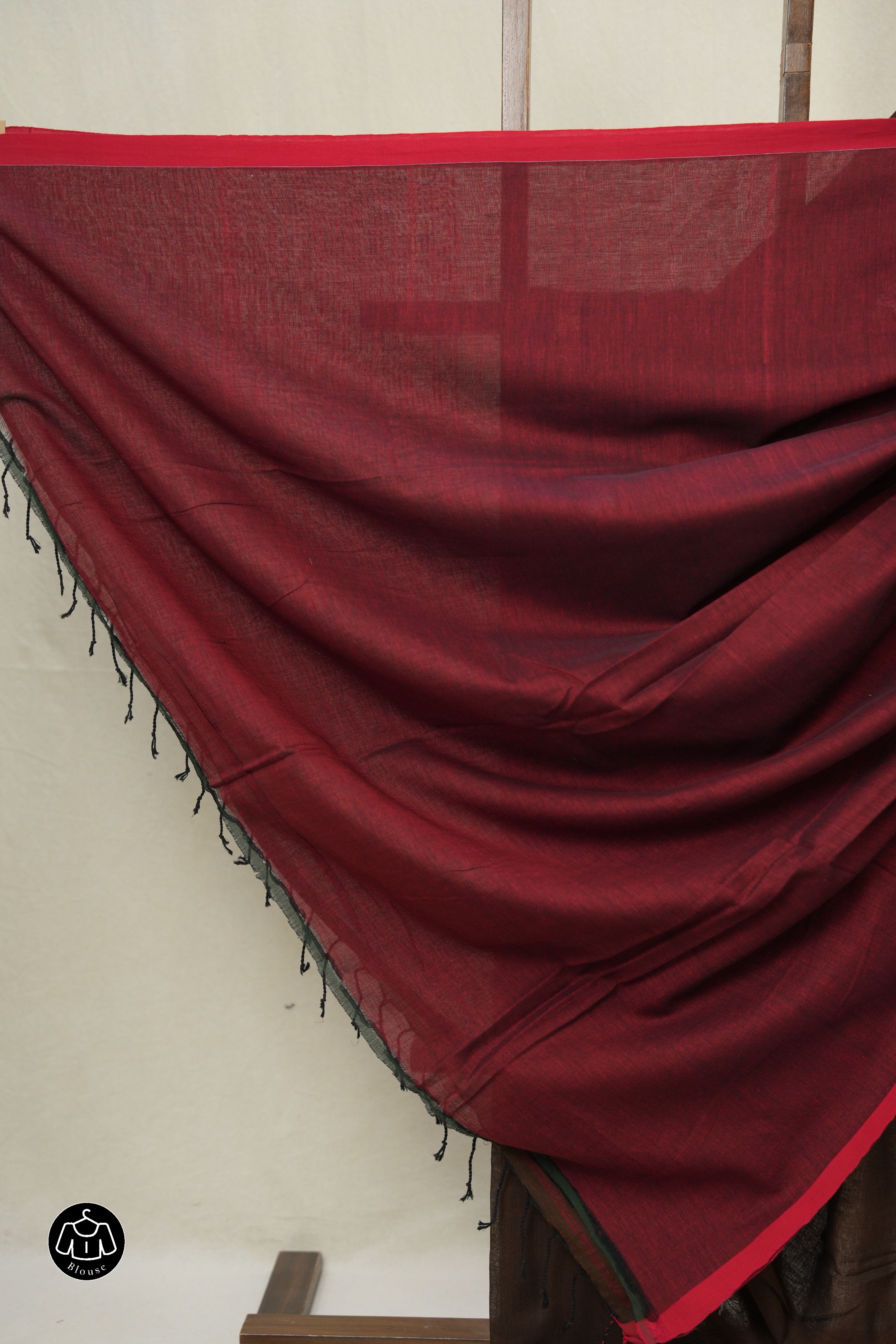 Brown Bengal Mul Cotton Saree - SRSBBMCS061