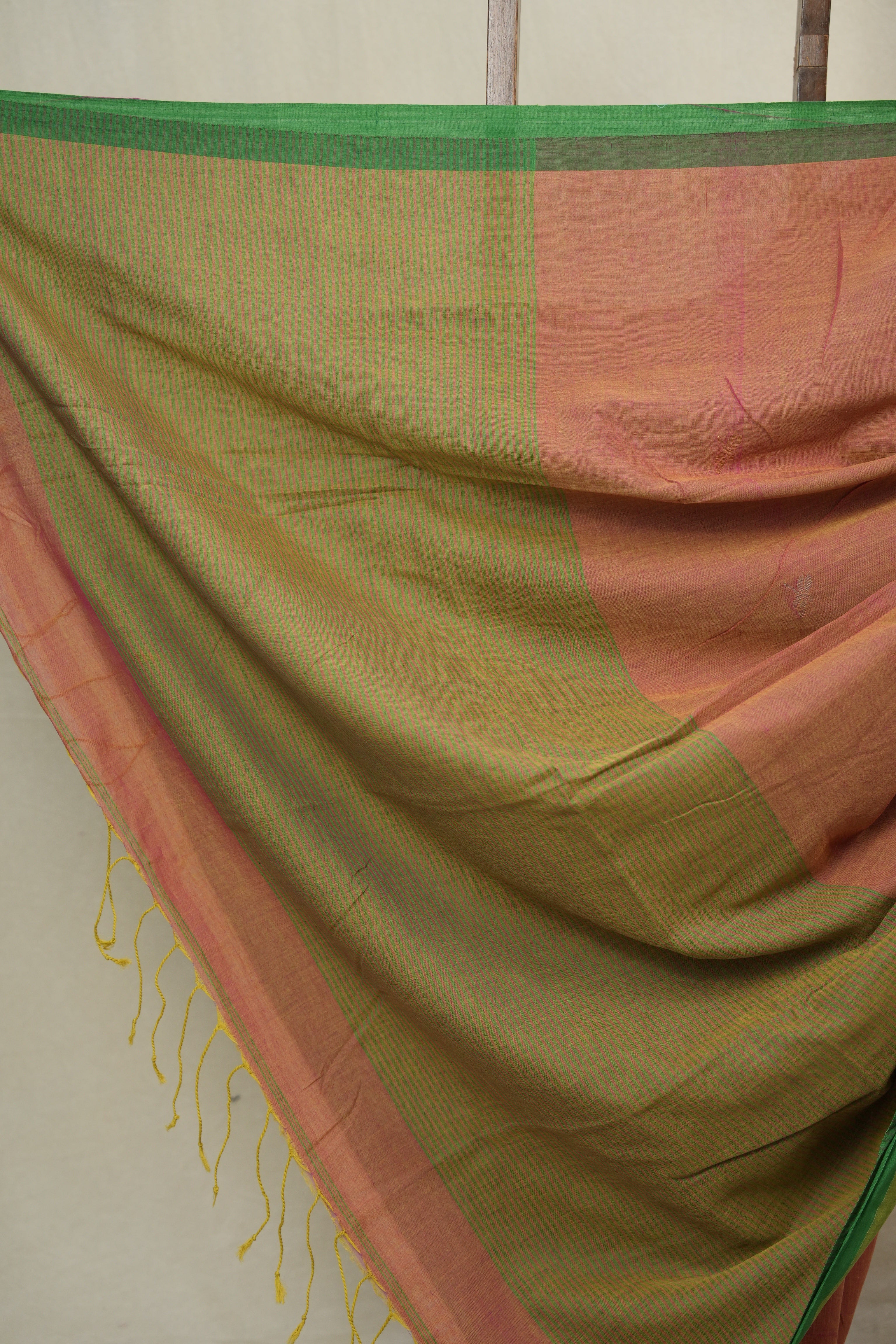 Pink Bengal Mul Cotton Saree - SRSPBMCS067